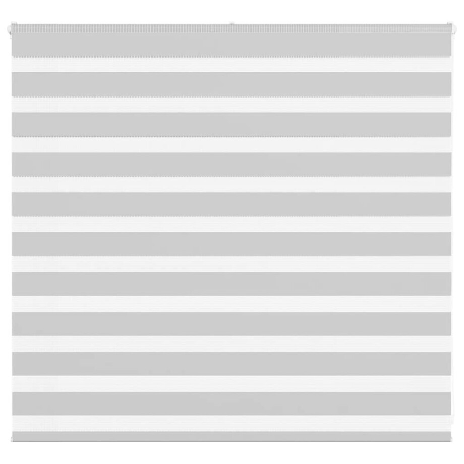 vidaXL Zebra rolgordijn 165x100 cm stofbreedte 160,9 cm lichtgrijs afbeelding 1