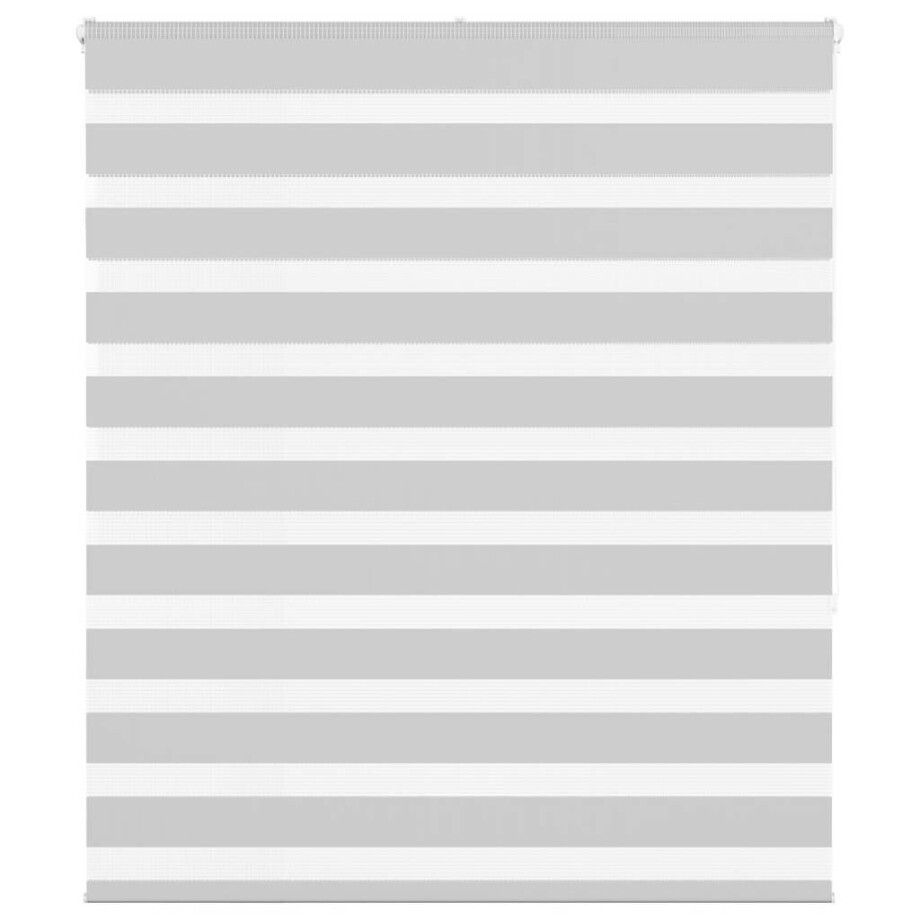 vidaXL Zebra rolgordijn 120x150 cm stofbreedte 115,9 cm lichtgrijs afbeelding 1