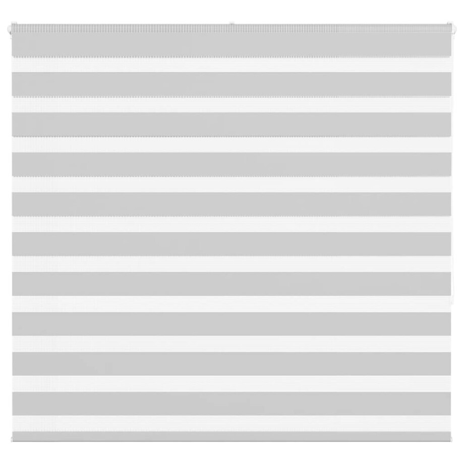 vidaXL Zebra rolgordijn 160x150 cm stofbreedte 155,9 cm lichtgrijs afbeelding 1