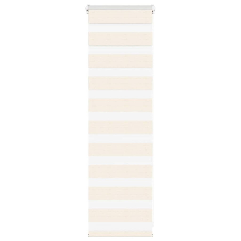 vidaXL Zebra rolgordijn 45x100 cm stofbreedte 40,9 cm marmerbeige afbeelding 1