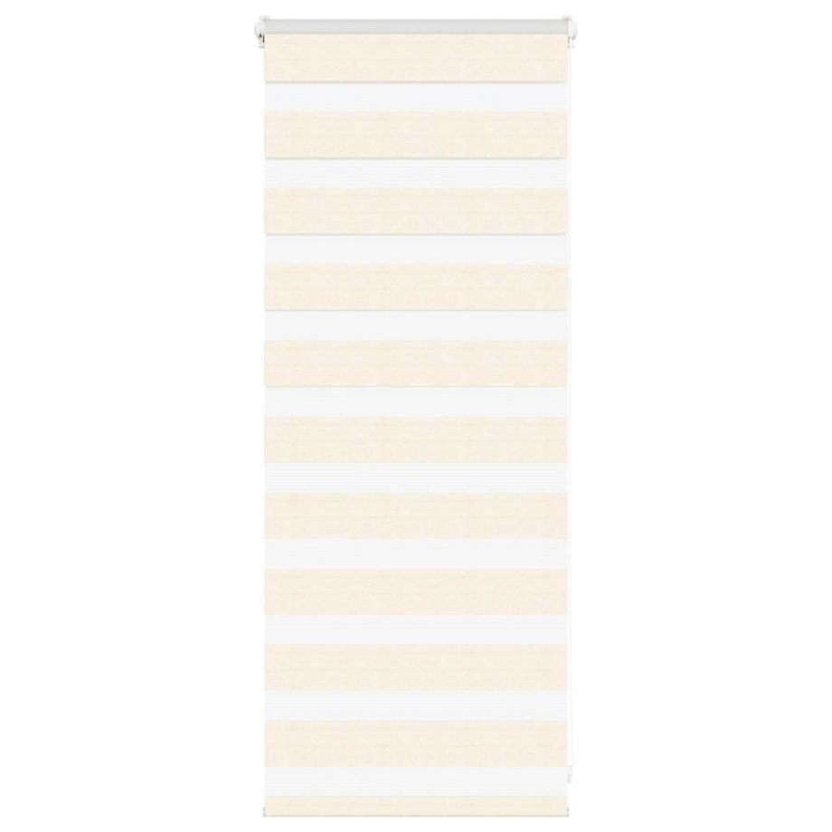 vidaXL Zebra rolgordijn 55x100 cm stofbreedte 50,9 cm marmerbeige afbeelding 1