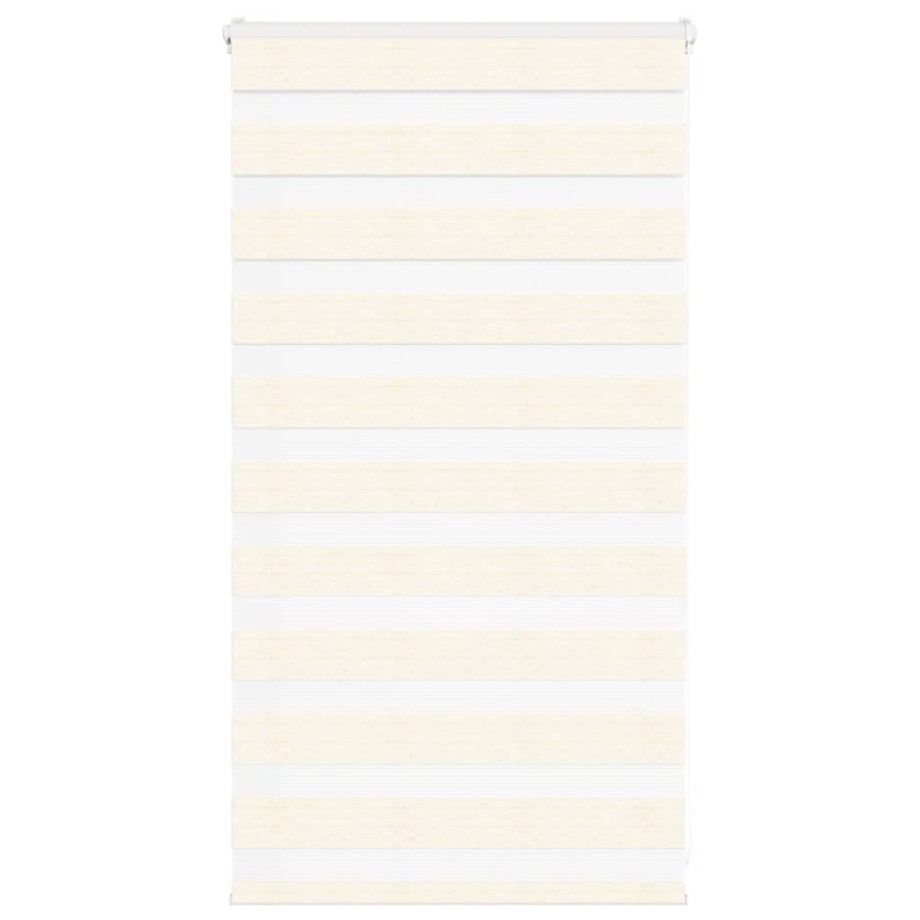 vidaXL Zebra rolgordijn 80x100 cm stofbreedte 75,9 cm marmerbeige afbeelding 1