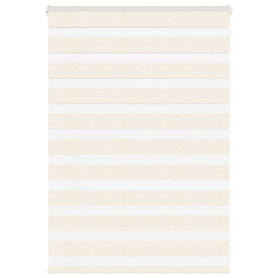 vidaXL Zebra rolgordijn 105x100 cm stofbreedte 100,9 cm marmerbeige afbeelding 1