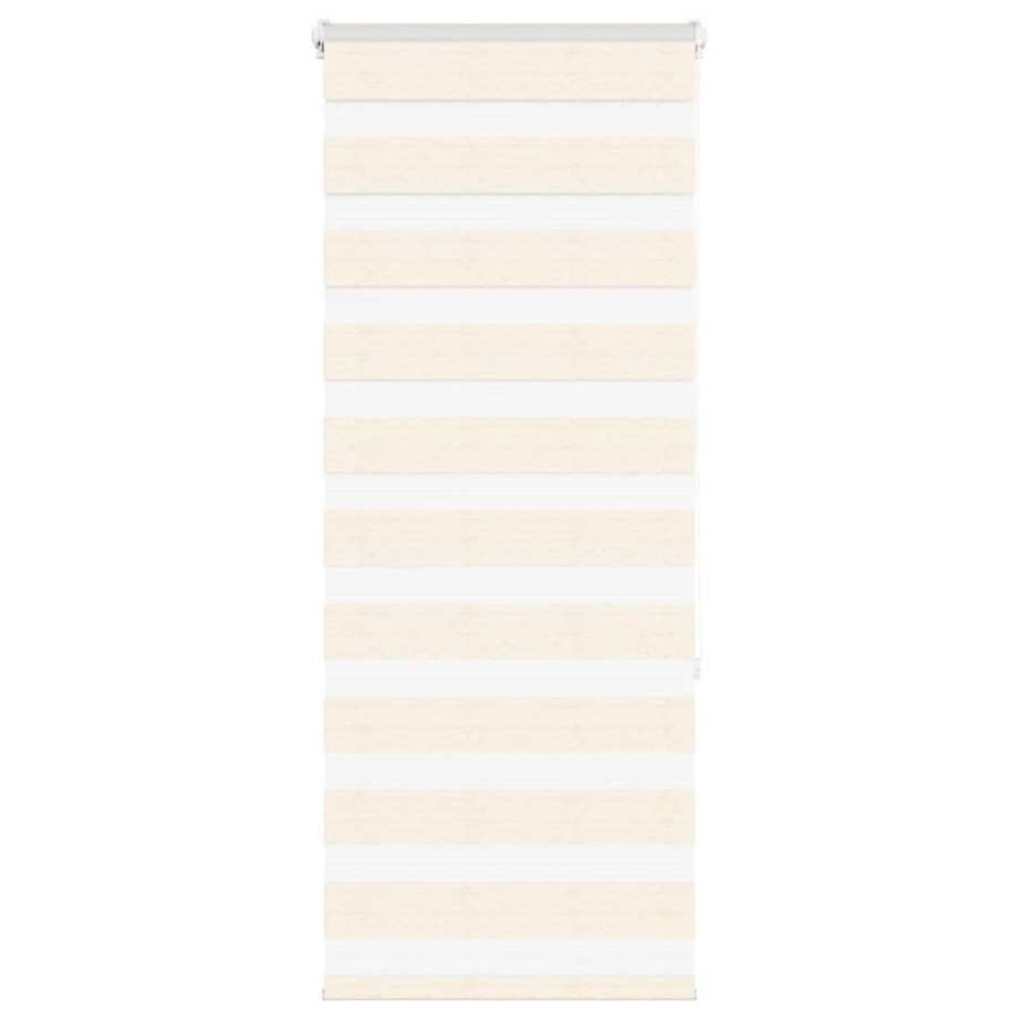 vidaXL Zebra rolgordijn 65x150 cm stofbreedte 60,9 cm marmerbeige afbeelding 1