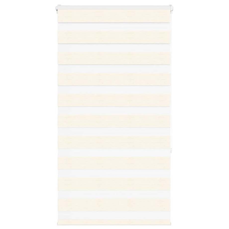 vidaXL Zebra rolgordijn 75x150 cm stofbreedte 70,9 cm marmerbeige afbeelding 1