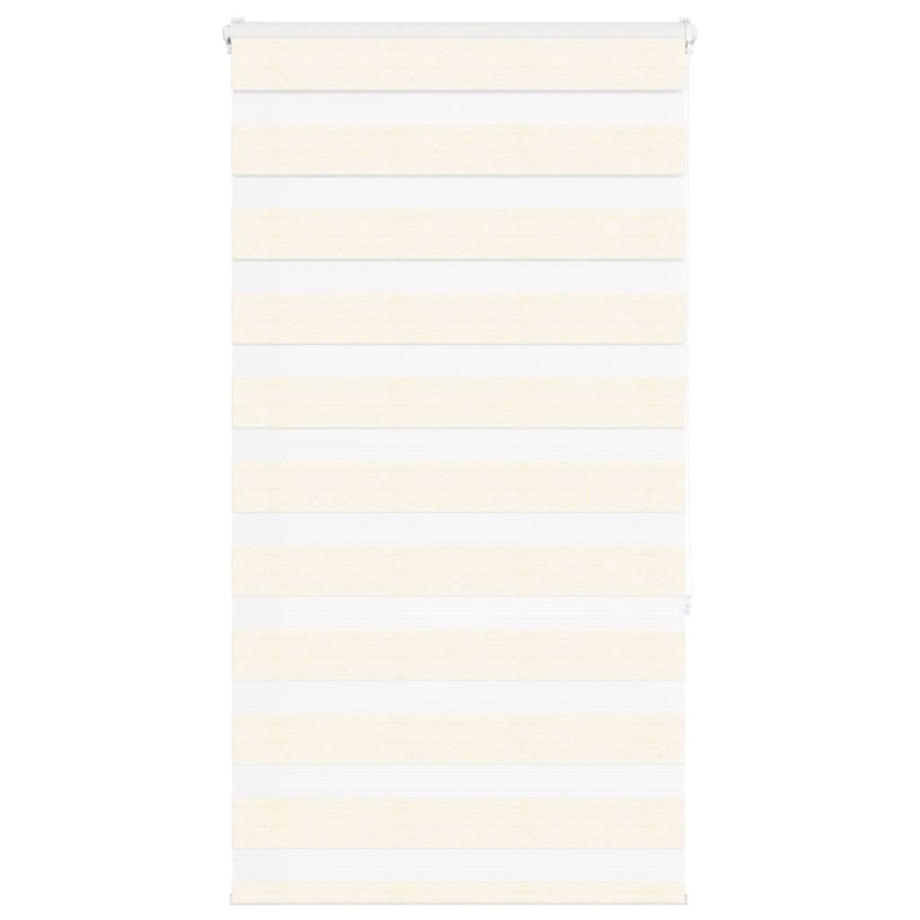 vidaXL Zebra rolgordijn 85x150 cm stofbreedte 80,9 cm marmerbeige afbeelding 1