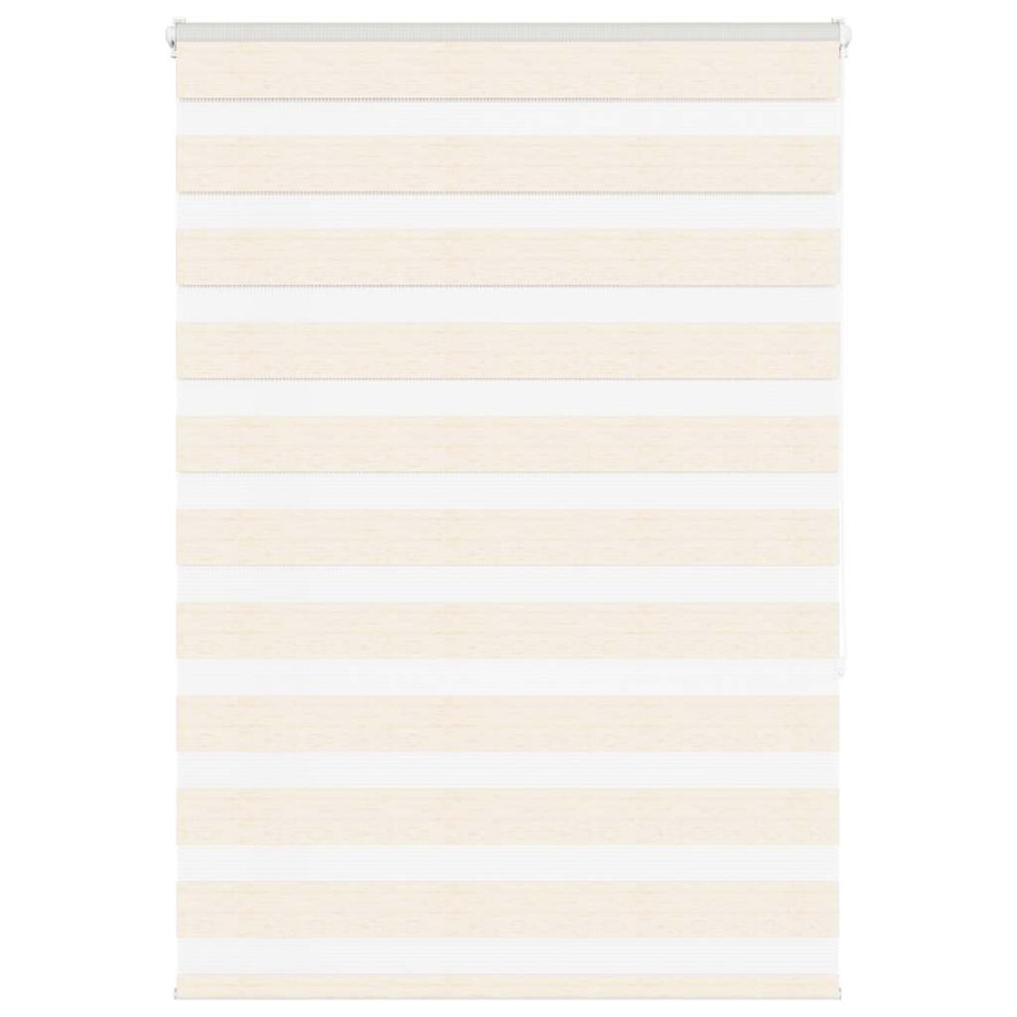 vidaXL Zebra rolgordijn 95x150 cm stofbreedte 90,9 cm marmerbeige afbeelding 1