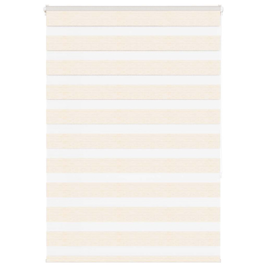 vidaXL Zebra rolgordijn 100x150 cm stofbreedte 95,9 cm marmerbeige afbeelding 1