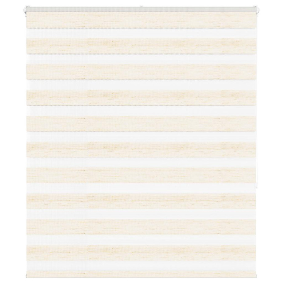 vidaXL Zebra rolgordijn 105x150 cm stofbreedte 100,9 cm marmerbeige afbeelding 1