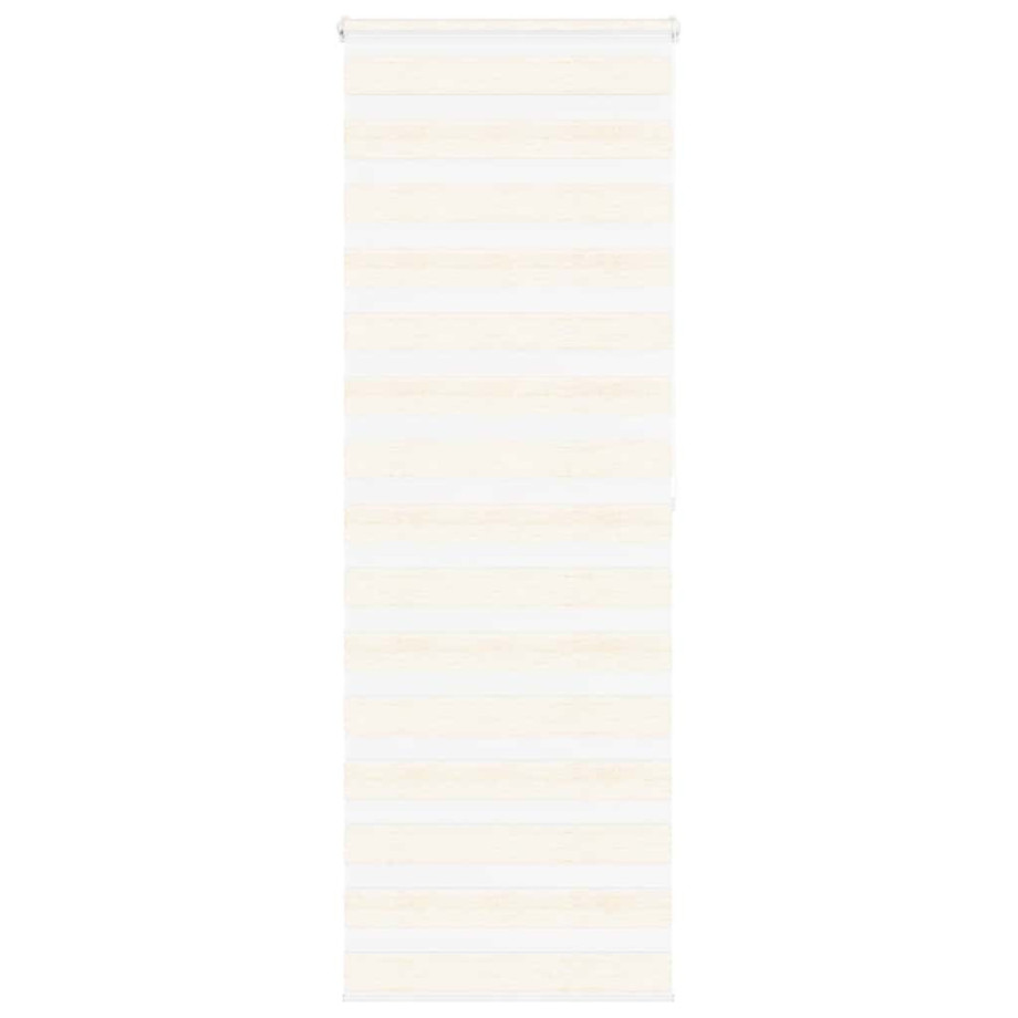 vidaXL Zebra rolgordijn 70x200 cm stofbreedte 65,9 cm marmerbeige afbeelding 1