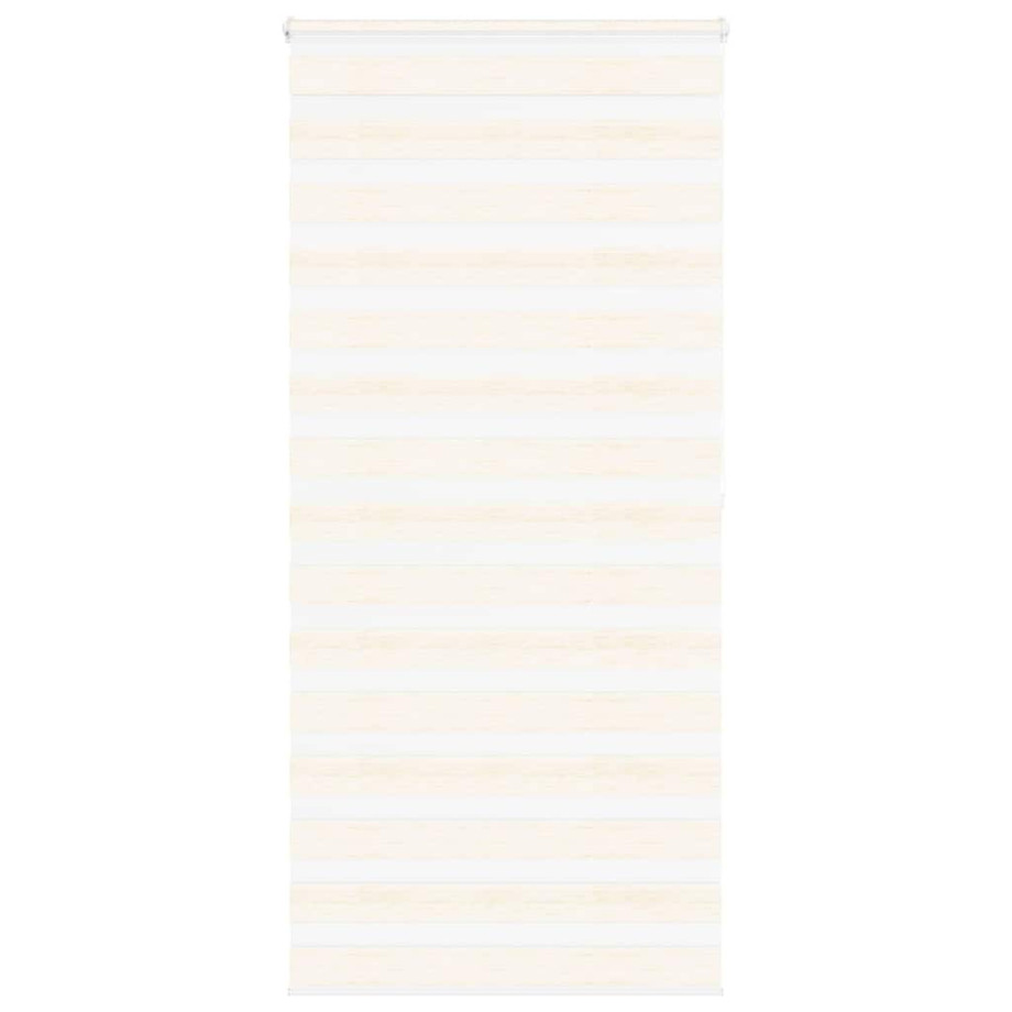 vidaXL Zebra rolgordijn 110x200 cm stofbreedte 105,9 cm marmerbeige afbeelding 1