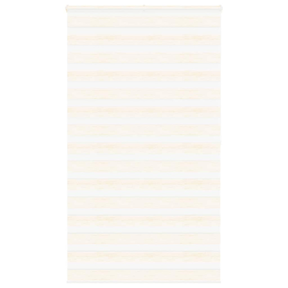 vidaXL Zebra rolgordijn 135x200 cm stofbreedte 130,9 cm marmerbeige afbeelding 1