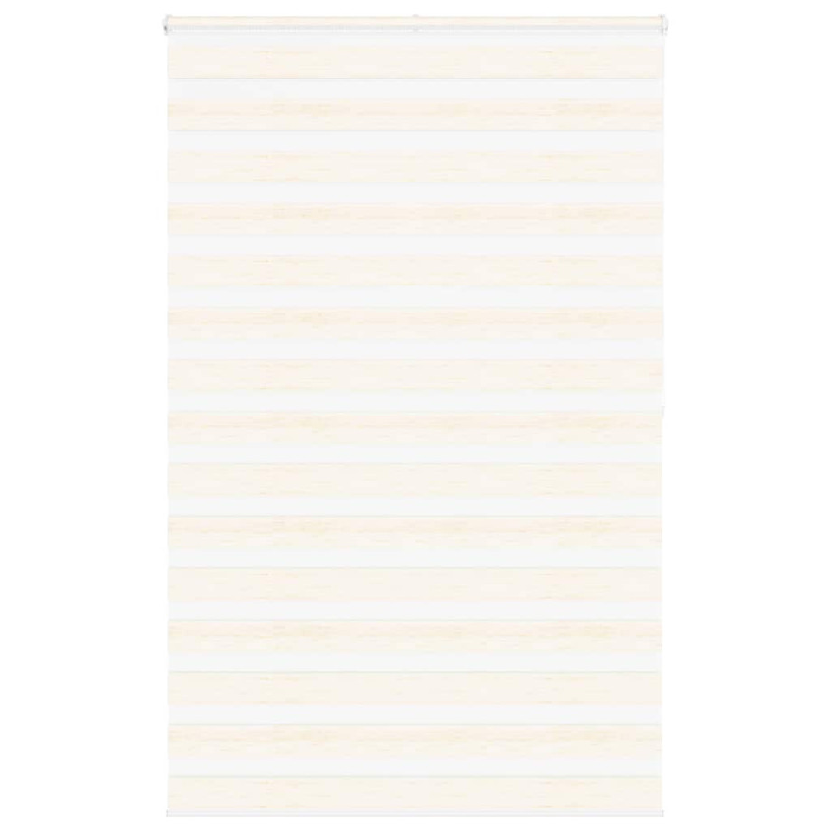 vidaXL Zebra rolgordijn 140x200 cm stofbreedte 135,9 cm marmerbeige afbeelding 1