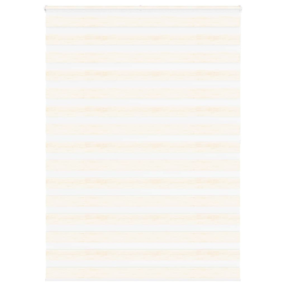 vidaXL Zebra rolgordijn 155x200 cm stofbreedte 150,9 cm marmerbeige afbeelding 1