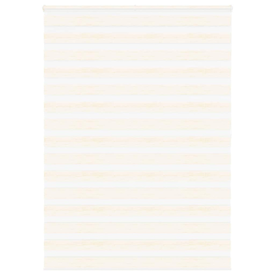 vidaXL Zebra rolgordijn 160x200 cm stofbreedte 155,9 cm marmerbeige afbeelding 1