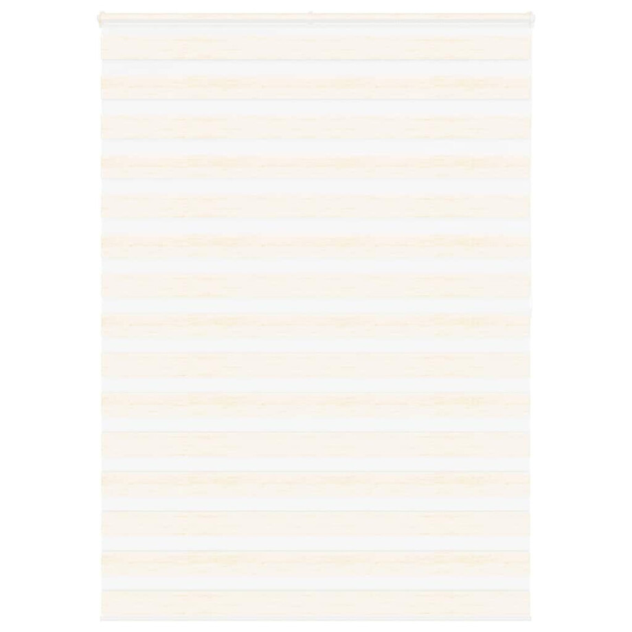 vidaXL Zebra rolgordijn 165x200 cm stofbreedte 160,9 cm marmerbeige afbeelding 1