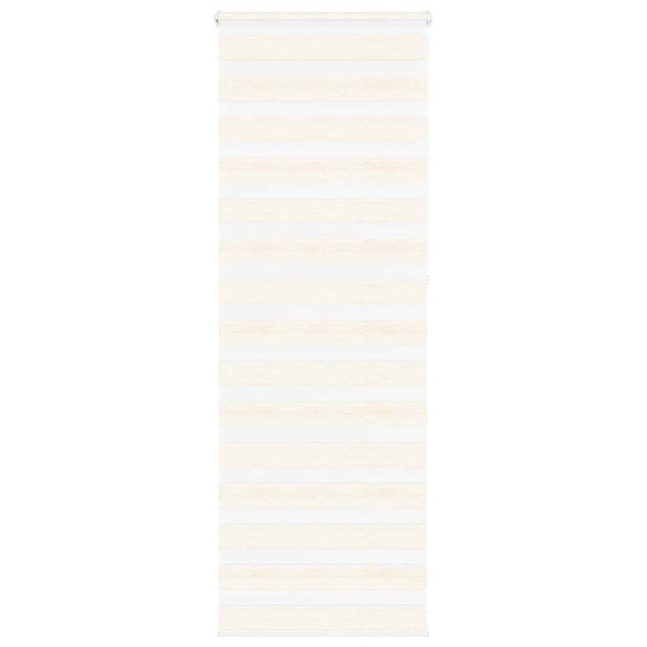 vidaXL Zebra rolgordijn 75x230 cm stofbreedte 70,9 cm marmerbeige afbeelding 1