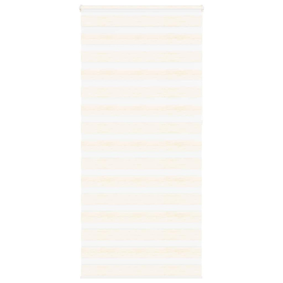 vidaXL Zebra rolgordijn 110x230 cm stofbreedte 105,9 cm marmerbeige afbeelding 1