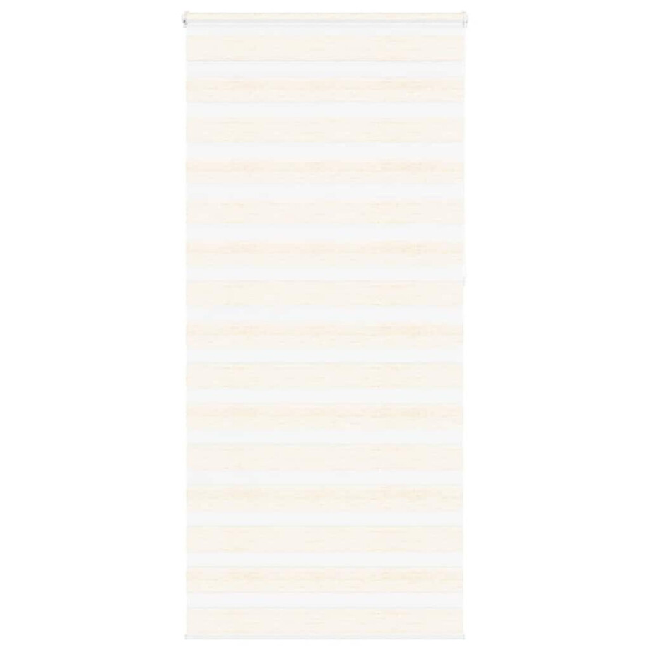 vidaXL Zebra rolgordijn 115x230 cm stofbreedte 110,9 cm marmerbeige afbeelding 1