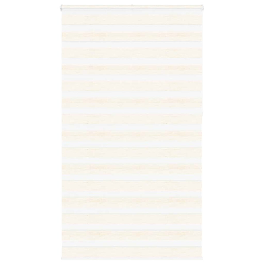 vidaXL Zebra rolgordijn 125x230 cm stofbreedte 120,9 cm marmerbeige afbeelding 1