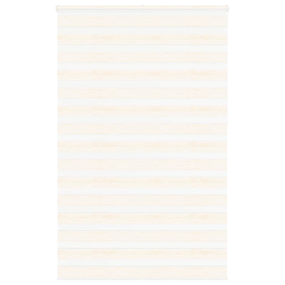 vidaXL Zebra rolgordijn 140x230 cm stofbreedte 135,9 cm marmerbeige afbeelding 1