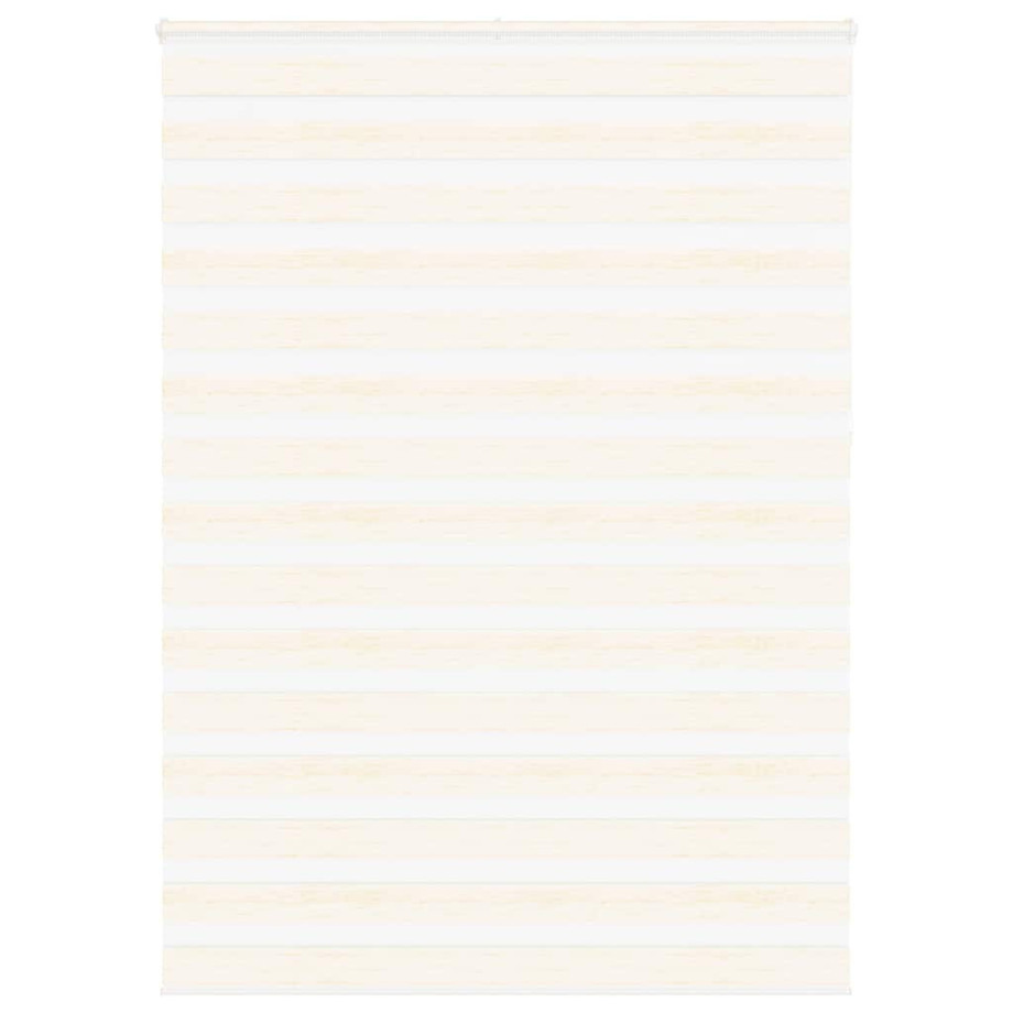 vidaXL Zebra rolgordijn 155x230 cm stofbreedte 150,9 cm marmerbeige afbeelding 1