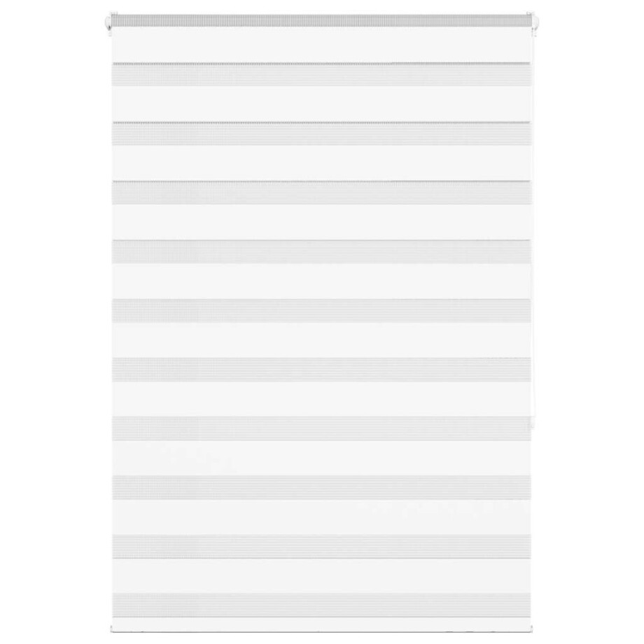 vidaXL Zebra rolgordijn 115x150 cm stofbreedte 110,9cm polyester wit vidaXL Zebra rolgordijn 115x150 cm stofbreedte 110,9cm polyester wit afbeelding 1