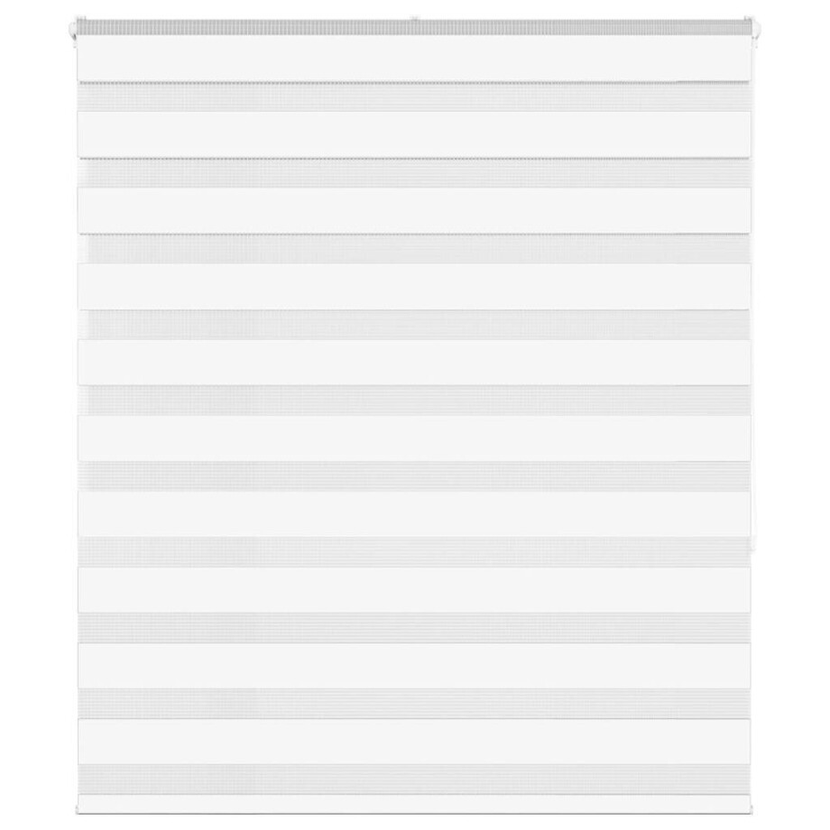 vidaXL Zebra rolgordijn 120x150 cm stofbreedte 115,9cm polyester wit vidaXL Zebra rolgordijn 120x150 cm stofbreedte 115,9cm polyester wit afbeelding 1