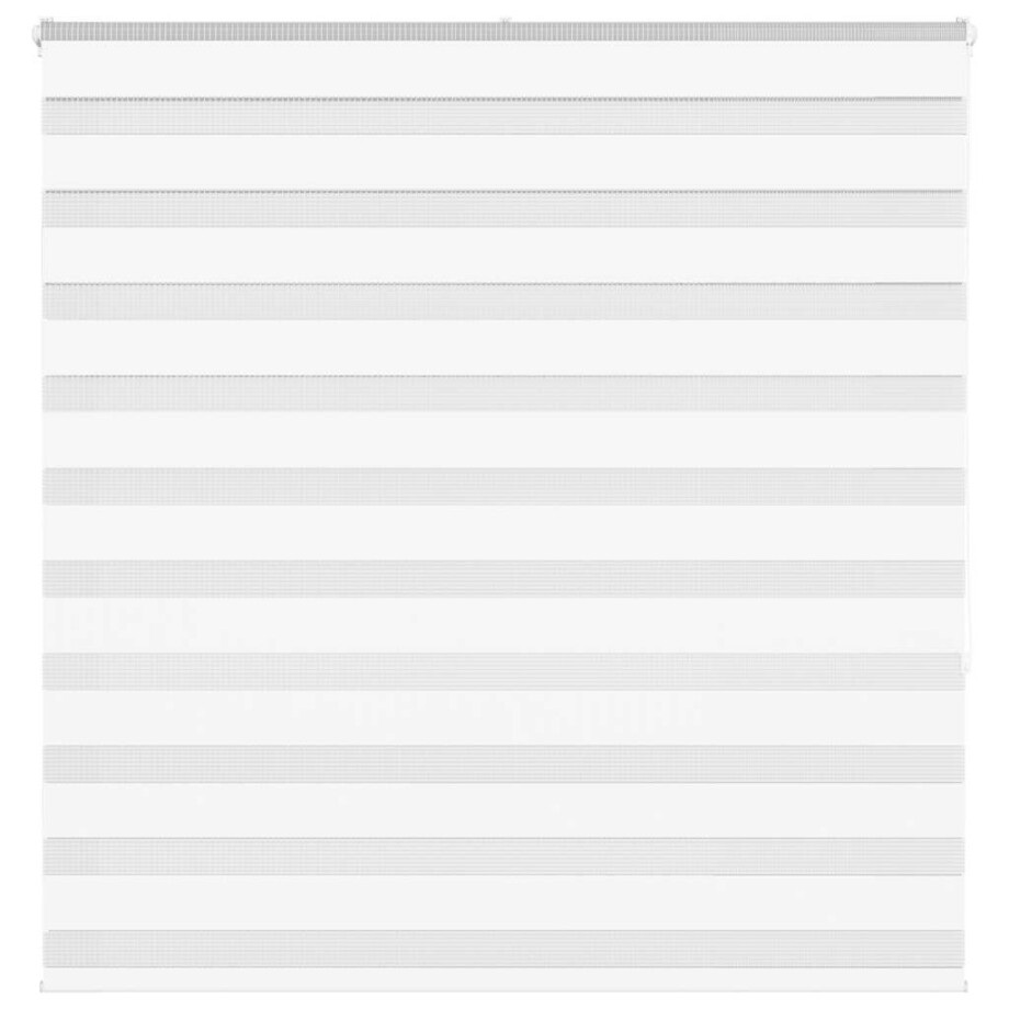 vidaXL Zebra rolgordijn 150x150 cm stofbreedte 145,9cm polyester wit vidaXL Zebra rolgordijn 150x150 cm stofbreedte 145,9cm polyester wit afbeelding 1