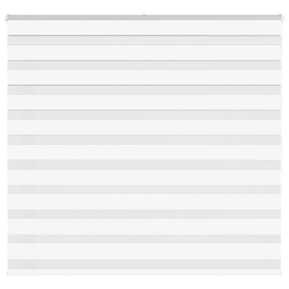 vidaXL Zebra rolgordijn 160x150 cm stofbreedte 155,9cm polyester wit vidaXL Zebra rolgordijn 160x150 cm stofbreedte 155,9cm polyester wit afbeelding 1