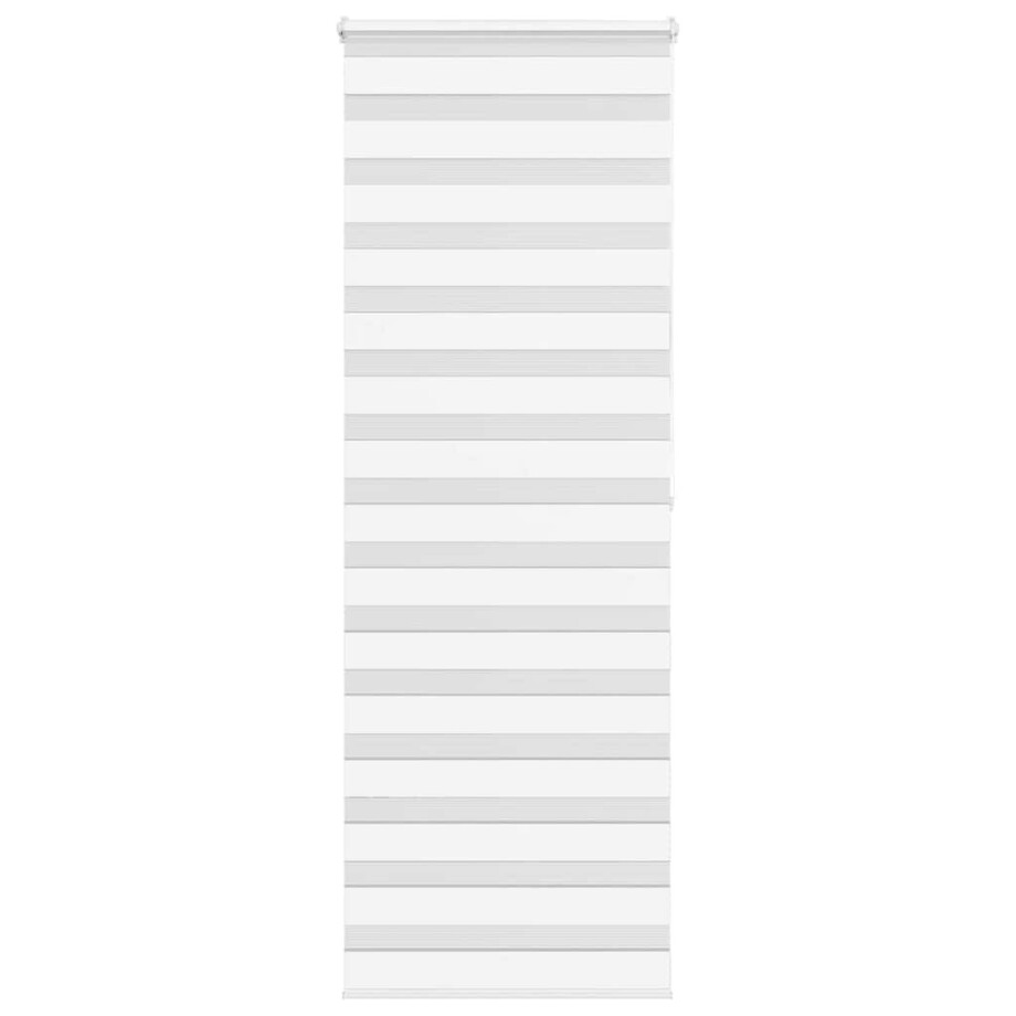 vidaXL Zebra rolgordijn 80x200 cm stofbreedte 75,9 cm polyester wit vidaXL Zebra rolgordijn 80x200 cm stofbreedte 75,9 cm polyester wit afbeelding 1