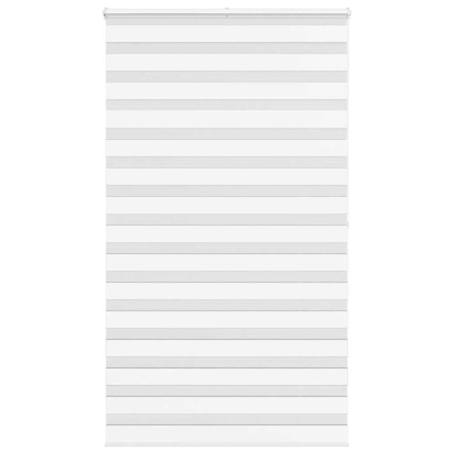 vidaXL Zebra rolgordijn 135x200 cm stofbreedte 130,9cm polyester wit vidaXL Zebra rolgordijn 135x200 cm stofbreedte 130,9cm polyester wit afbeelding 1