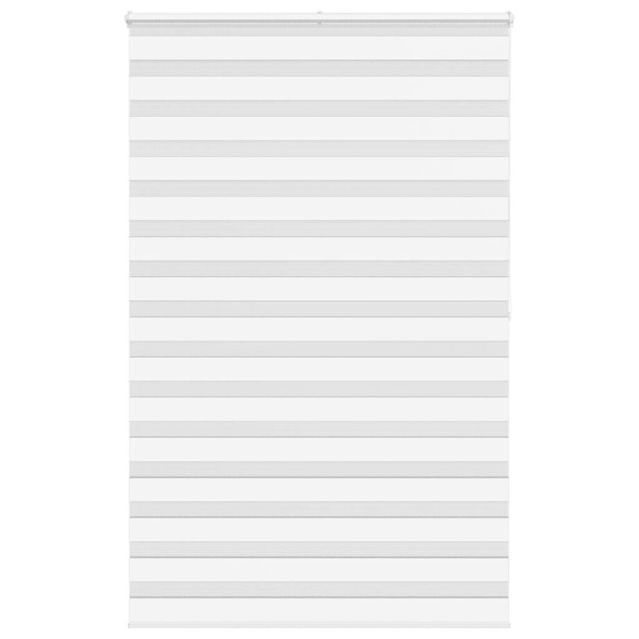 vidaXL Zebra rolgordijn 140x200 cm stofbreedte 135,9cm polyester wit vidaXL Zebra rolgordijn 140x200 cm stofbreedte 135,9cm polyester wit afbeelding 1