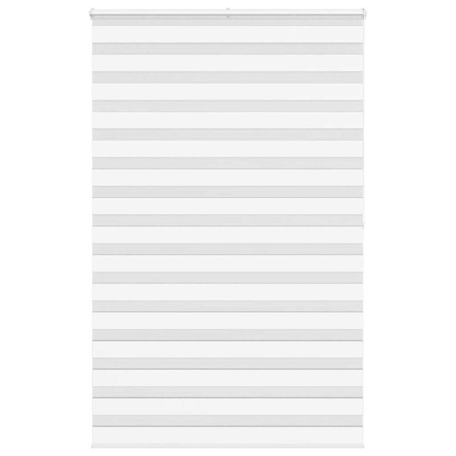 vidaXL Zebra rolgordijn 145x200 cm stofbreedte 140,9cm polyester wit vidaXL Zebra rolgordijn 145x200 cm stofbreedte 140,9cm polyester wit afbeelding 1