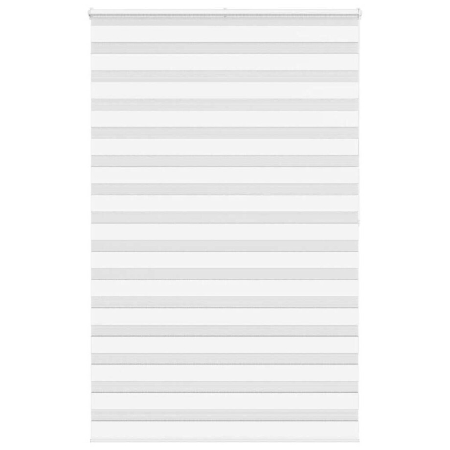 vidaXL Zebra rolgordijn 150x200 cm stofbreedte 145,9cm polyester wit vidaXL Zebra rolgordijn 150x200 cm stofbreedte 145,9cm polyester wit afbeelding 1