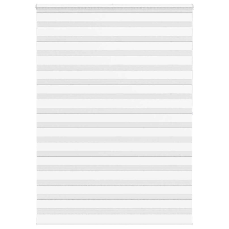 vidaXL Zebra rolgordijn 165x200 cm stofbreedte 160,9cm polyester wit vidaXL Zebra rolgordijn 165x200 cm stofbreedte 160,9cm polyester wit afbeelding 1