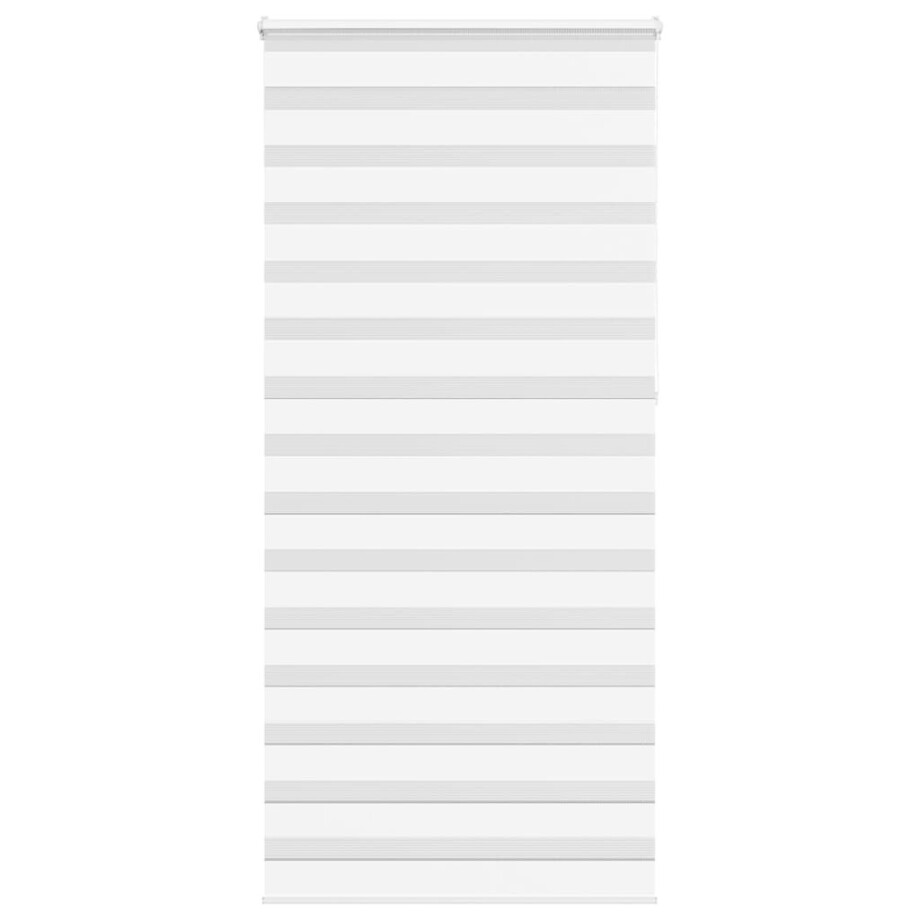 vidaXL Zebra rolgordijn 115x230 cm stofbreedte 110,9cm polyester wit vidaXL Zebra rolgordijn 115x230 cm stofbreedte 110,9cm polyester wit afbeelding 1