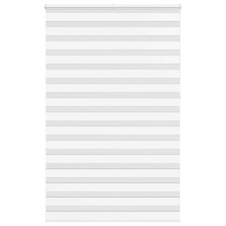 vidaXL Zebra rolgordijn 145x230 cm stofbreedte 140,9cm polyester wit vidaXL Zebra rolgordijn 145x230 cm stofbreedte 140,9cm polyester wit afbeelding 1