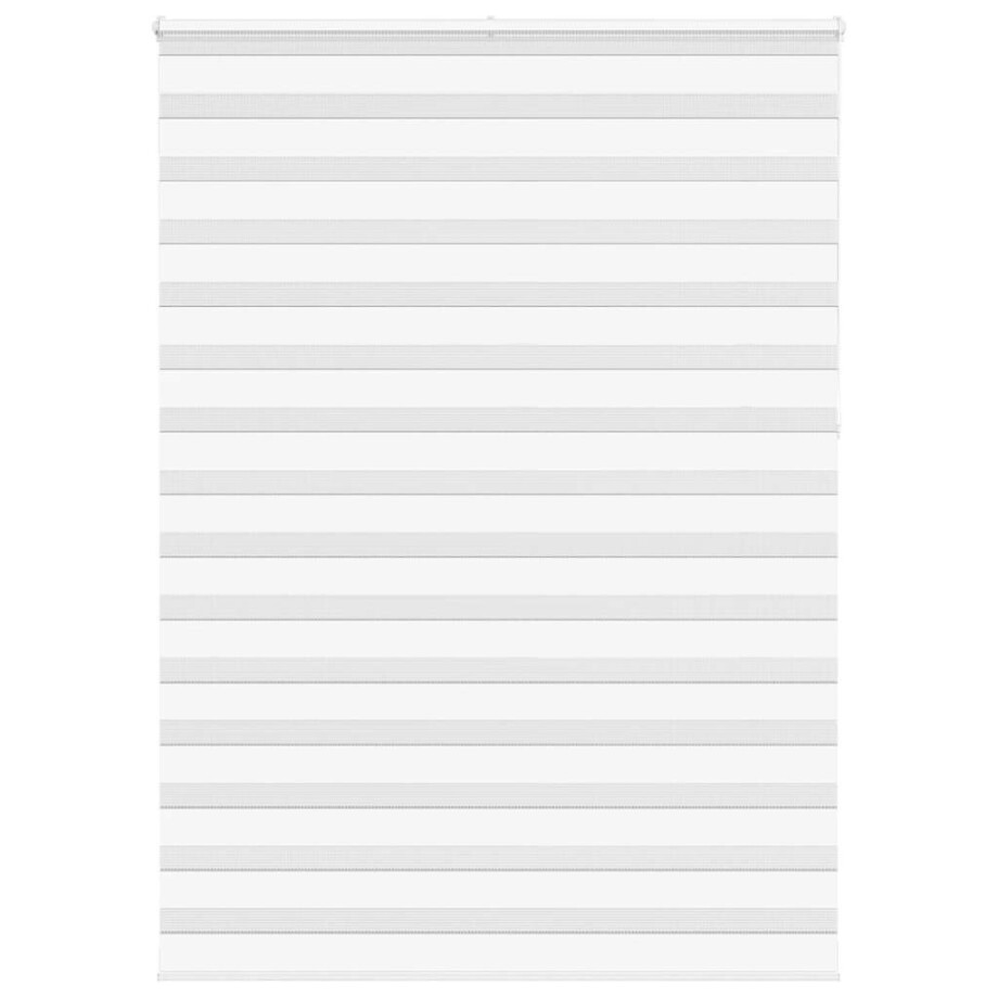 vidaXL Zebra rolgordijn 160x230 cm stofbreedte 155,9cm polyester wit vidaXL Zebra rolgordijn 160x230 cm stofbreedte 155,9cm polyester wit afbeelding 1