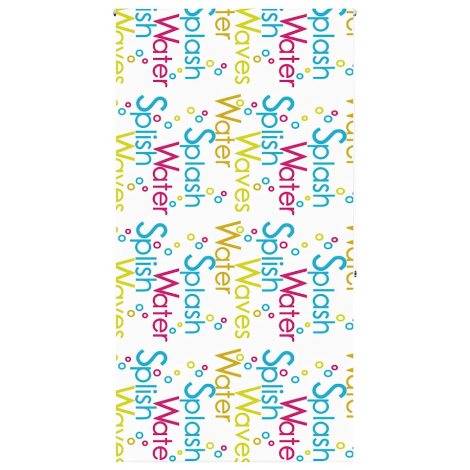 vidaXL Doucherolgordijn 120x240 cm stofbreedte 116 cm afbeelding 1