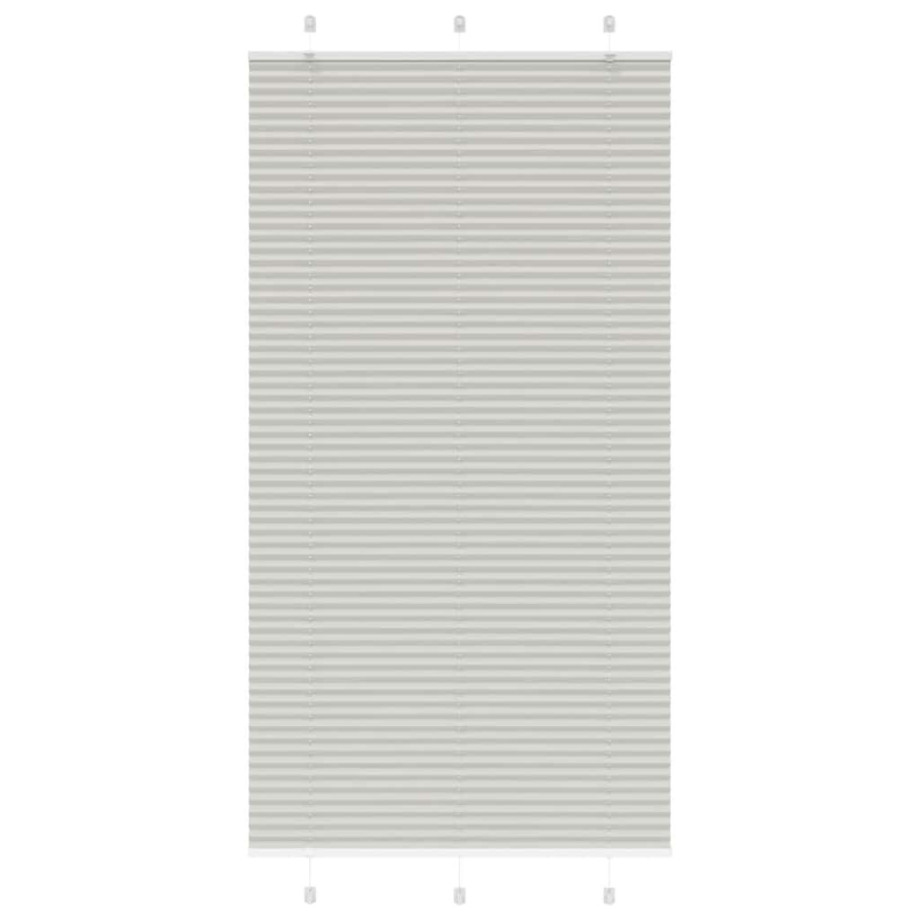 vidaXL Plisségordijn 110x200 cm stofbreedte 109,4 cm polyester afbeelding 1