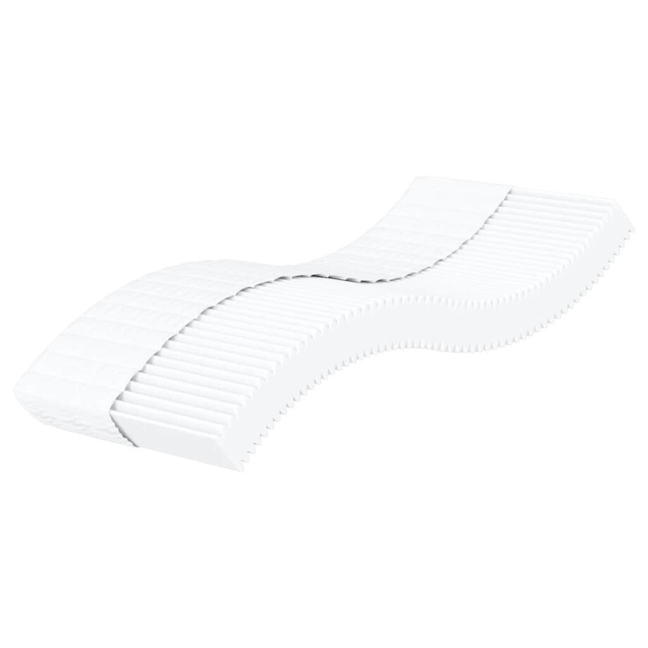 vidaXL Schuimmatras hardheid H2 H3 90x210 cm wit vidaXL Schuimmatras hardheid H2 H3 90x210 cm wit afbeelding 1
