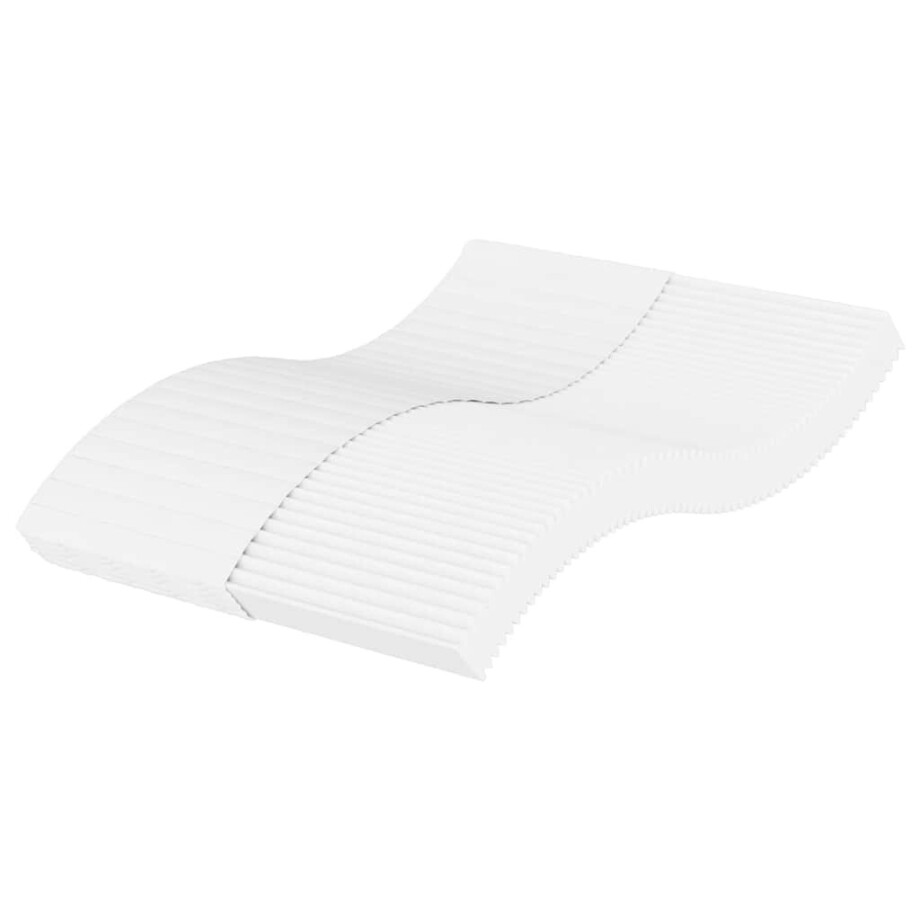 vidaXL Schuimmatras hardheid H2 H3 120x210 cm wit vidaXL Schuimmatras hardheid H2 H3 120x210 cm wit afbeelding 1