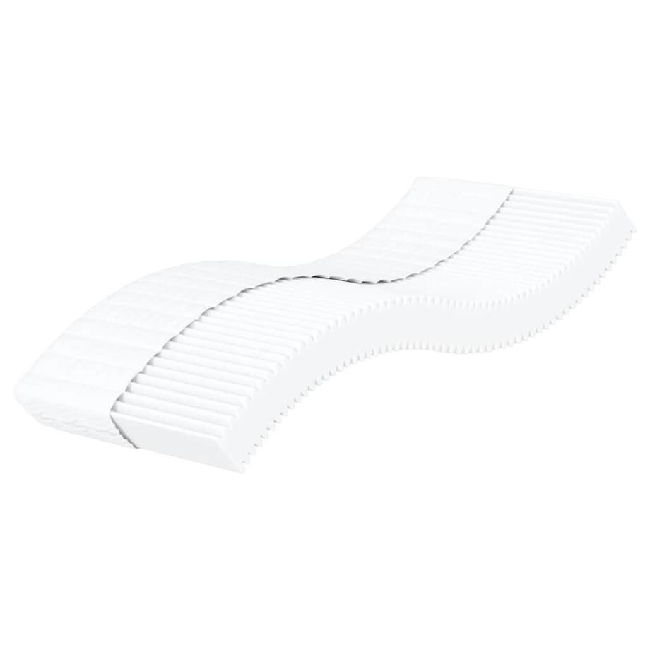 vidaXL Schuimmatras hardheid H2 H3 90x220 cm wit vidaXL Schuimmatras hardheid H2 H3 90x220 cm wit afbeelding 1
