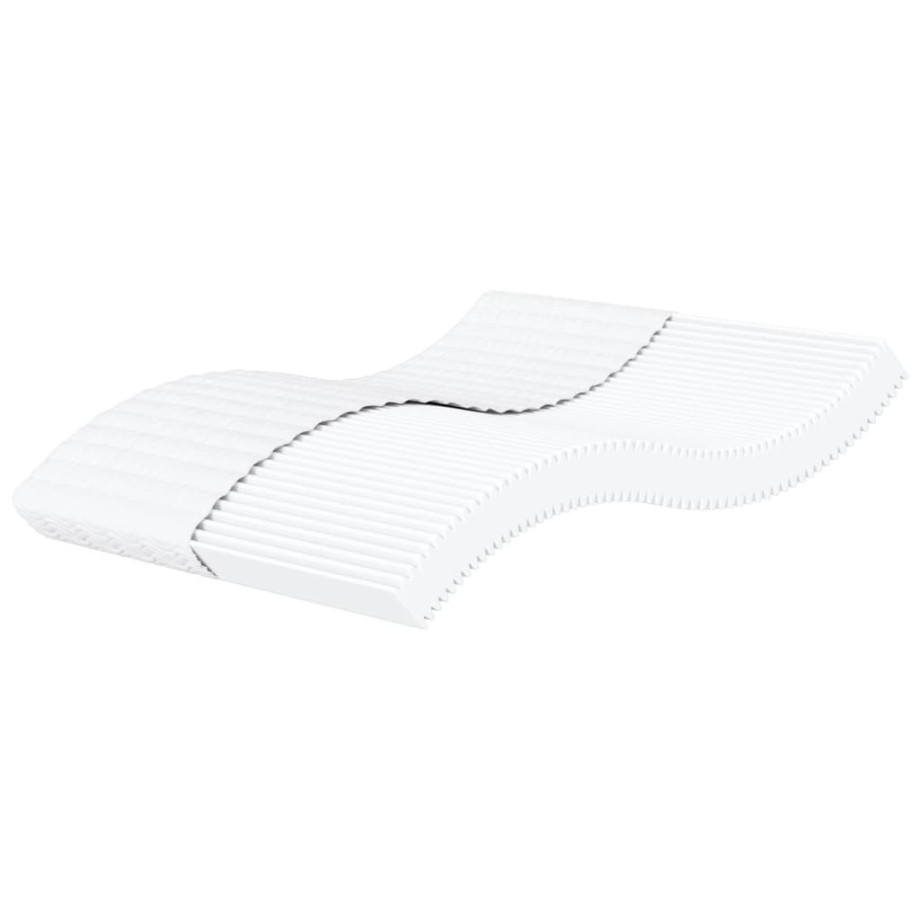vidaXL Schuimmatras hardheid H2 H3 200x220 cm wit vidaXL Schuimmatras hardheid H2 H3 200x220 cm wit afbeelding 1