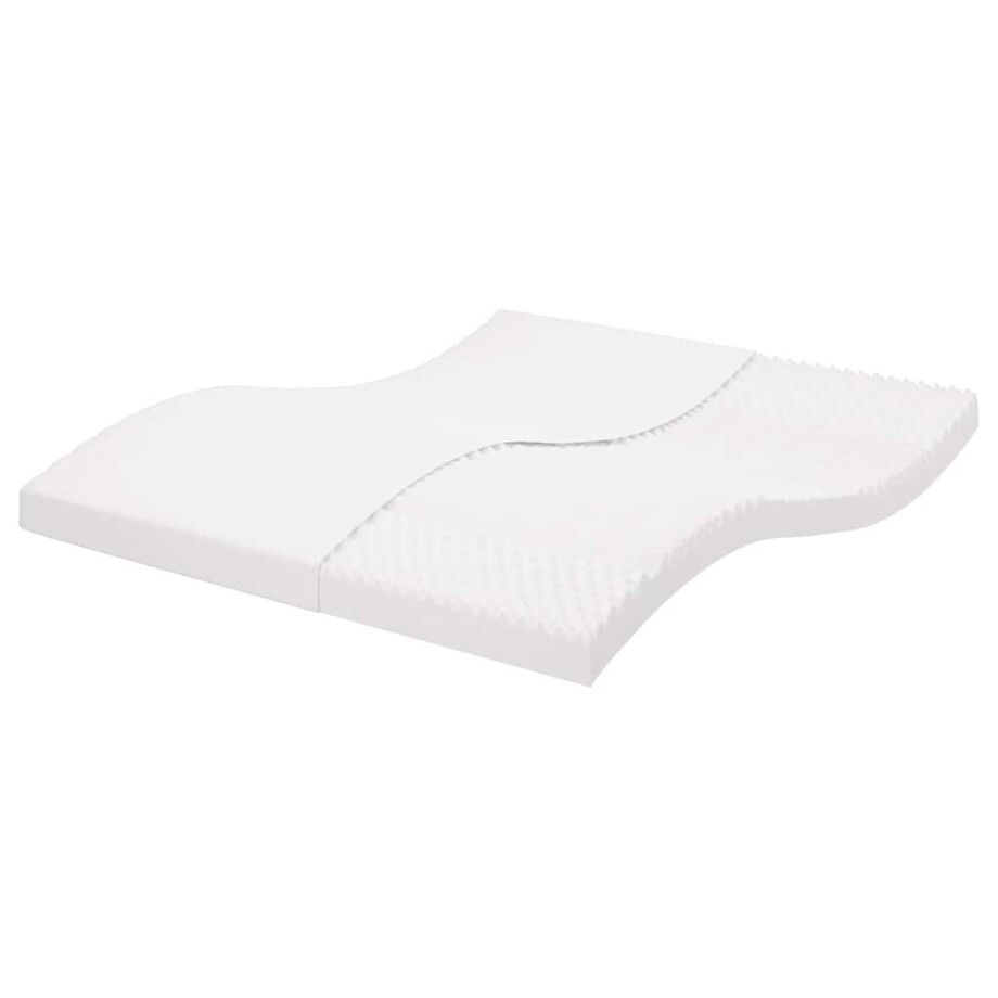 vidaXL Schuimmatras 7 zones hardheid 20 ILD 160x220 cm wit vidaXL Schuimmatras 7 zones hardheid 20 ILD 160x220 cm wit afbeelding 1