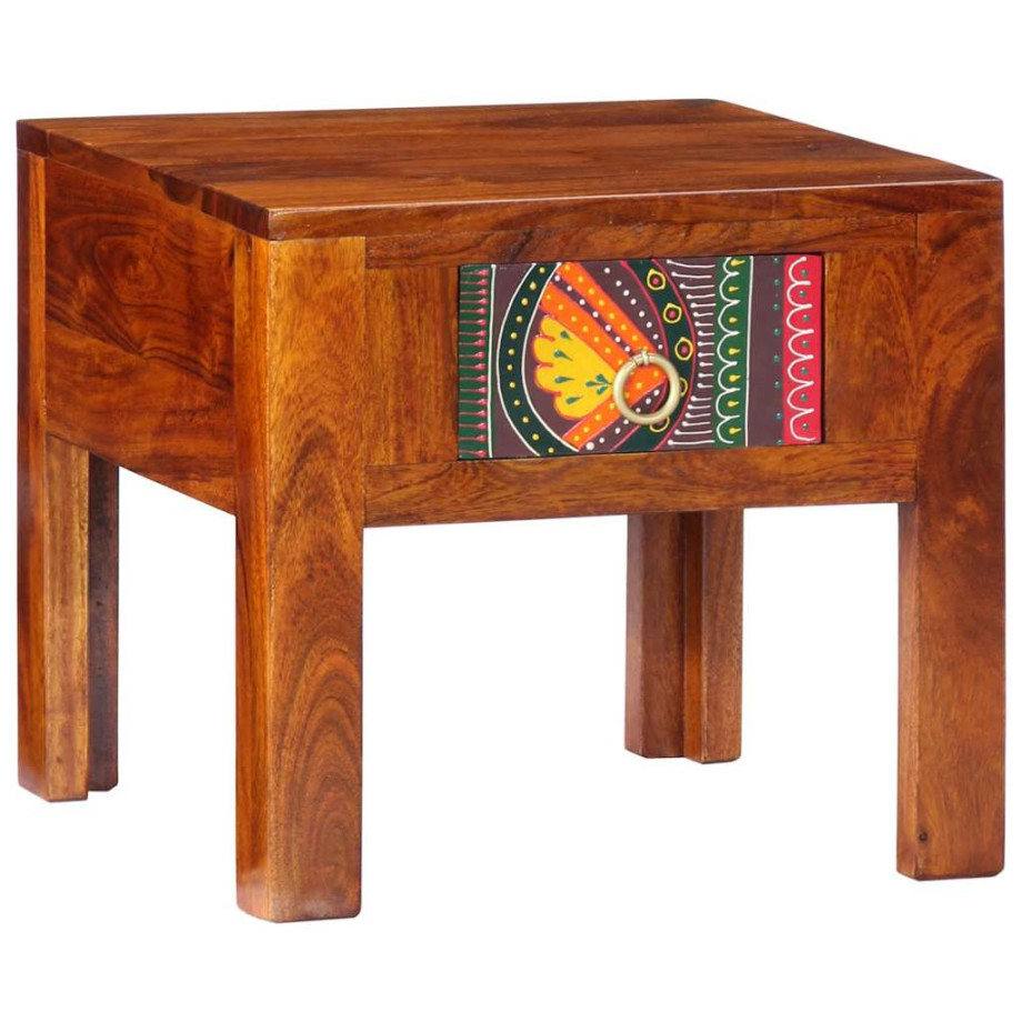 vidaXL Nachtkastje 40x40x36 cm massief acaciahout afbeelding 1