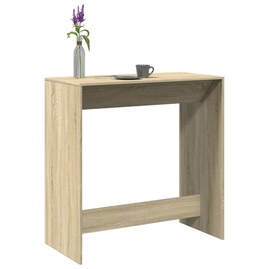 vidaXL Bartafel 102x50x103,5 cm bewerkt hout sonoma eikenkleur afbeelding 1