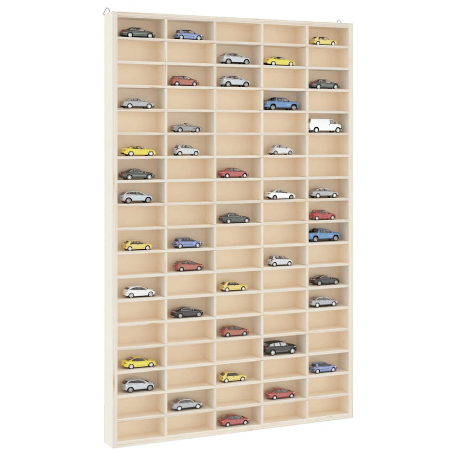 vidaXL Wandkast met 90 vakken 50,5x4,5x79 cm vidaXL Wandkast met 90 vakken 50,5x4,5x79 cm afbeelding 1