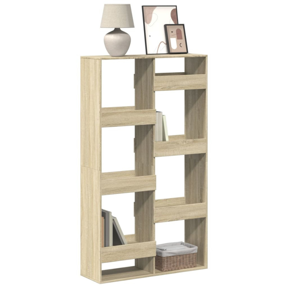 vidaXL Boekenkast 100x33x175 cm bewerkt hout sonoma eikenkleurig vidaXL Boekenkast 100x33x175 cm bewerkt hout sonoma eikenkleurig afbeelding 1